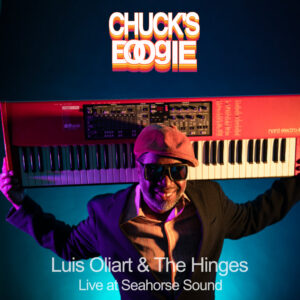 Cover art for the instrumental single, "Chuck's Boogie," by Luis Oliart & The Hinges. From the Live at Seahorse Sound sessions.